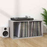 vidaXL Opbergbox voor LP's 71x34x36 cm bewerkt hout wit