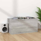 vidaXL Opbergbox voor LP's 71x34x36 cm bewerkt hout wit