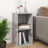 vidaXL Opbergbox voor LP's 71x34x36 cm bewerkt hout wit