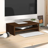 vidaXL Monitorstandaard 42x24x13 cm bewerkt hout wit