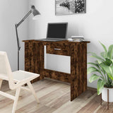vidaXL Bureau 100x50x76 cm bewerkt hout wit