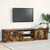 vidaXL Tv-meubel 140x40x35,5 cm bewerkt hout wit