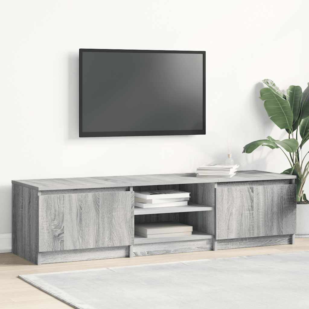 vidaXL Tv-meubel 140x40x35,5 cm bewerkt hout wit