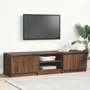 vidaXL Tv-meubel 140x40x35,5 cm bewerkt hout wit