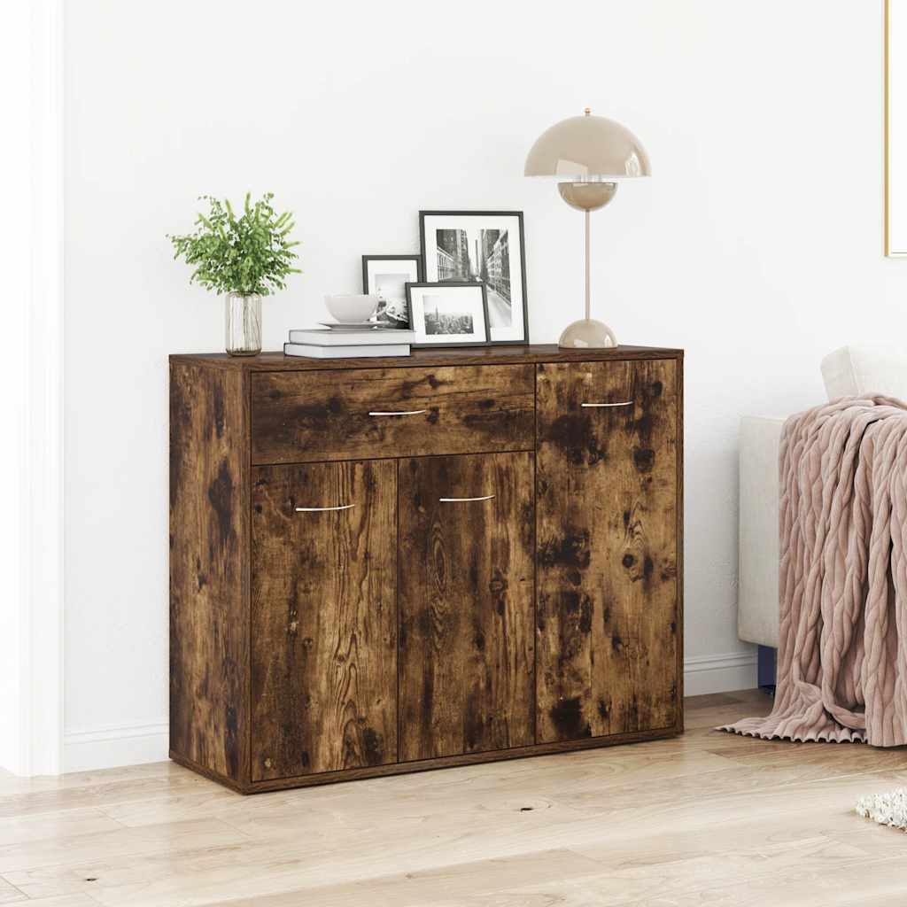 vidaXL Dressoir 88x30x70 cm bewerkt hout wit