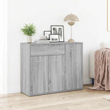 vidaXL Dressoir 88x30x70 cm bewerkt hout wit