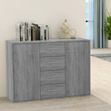 vidaXL Dressoir 88x30x65 cm bewerkt hout wit