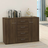 vidaXL Dressoir 88x30x65 cm bewerkt hout wit