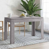 vidaXL Eettafel 120x60x76 cm bewerkt hout wit