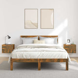 vidaXL Nachtkastje 40x30x30 cm bewerkt hout wit