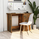 vidaXL Bureau 100x50x76 cm bewerkt hout wit