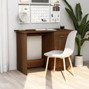 vidaXL Bureau 100x50x76 cm bewerkt hout wit