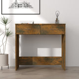 vidaXL Bureau 80x40x75 cm bewerkt hout wit