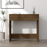 vidaXL Bureau 80x40x75 cm bewerkt hout wit