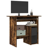 vidaXL Bureau 80x45x74 cm bewerkt hout wit
