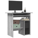 vidaXL Bureau 80x45x74 cm bewerkt hout wit