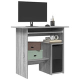vidaXL Bureau 80x45x74 cm bewerkt hout wit