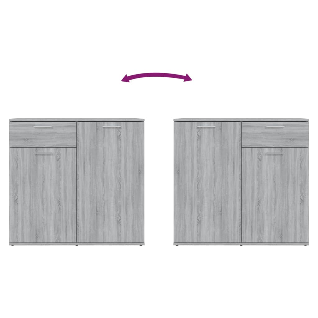 vidaXL Sideboard 160x36x75 cm engineered wood white