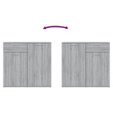 vidaXL Sideboard 160x36x75 cm engineered wood white