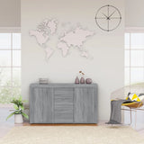 vidaXL Dressoir 120x36x69 cm bewerkt hout wit