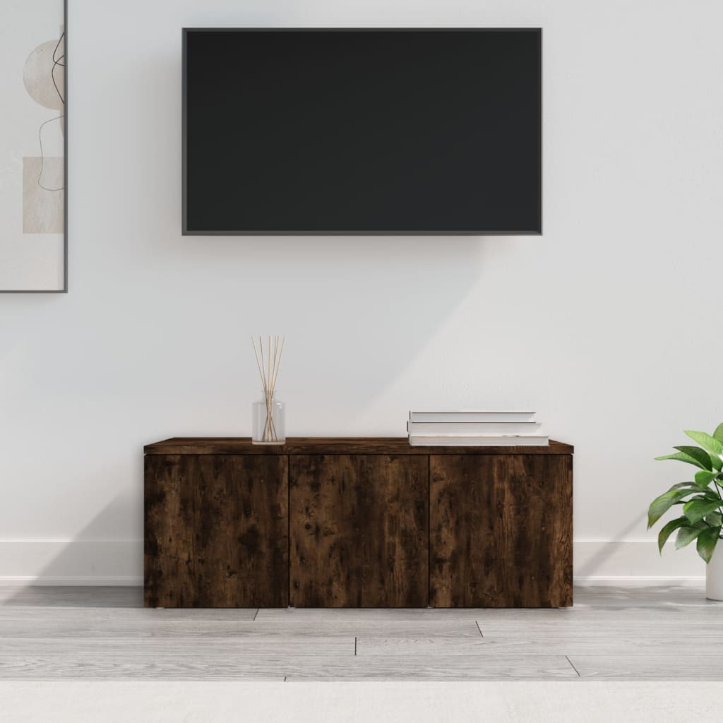 vidaXL Tv-meubel 80x34x30 cm bewerkt hout wit