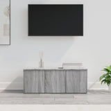 vidaXL Tv-meubel 80x34x30 cm bewerkt hout wit