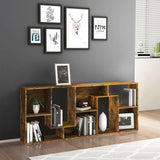 vidaXL Boekenkast 67x24x161 cm bewerkt hout wit