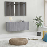 vidaXL Tv-meubels 2 st 80x30x30 cm bewerkt hout wit