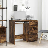 vidaXL Bureau 90x45x76 cm bewerkt hout wit