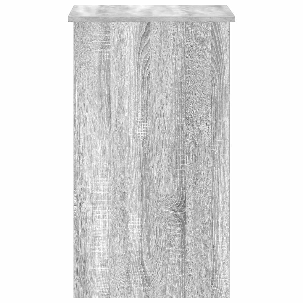 vidaXL Bureau 90x45x76 cm bewerkt hout wit