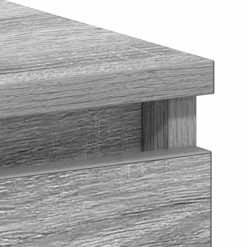 vidaXL Bureau 90x45x76 cm bewerkt hout wit