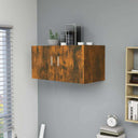 vidaXL Hangkast 80x39x40 cm bewerkt hout wit