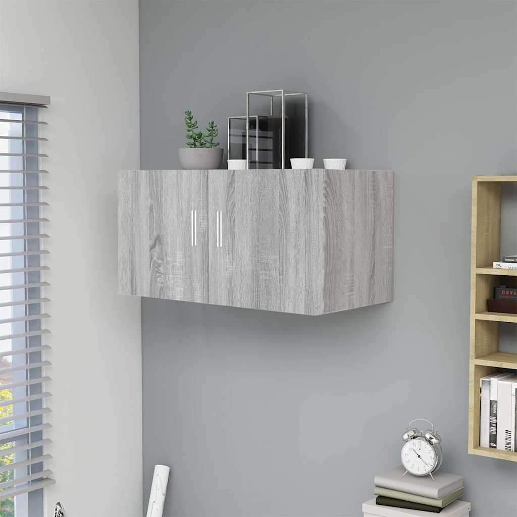 vidaXL Hangkast 80x39x40 cm bewerkt hout wit