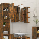 vidaXL Badkamerspiegelkast 80x20,5x64 cm bewerkt hout wit