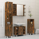 vidaXL Badkamerspiegelkast 80x20,5x64 cm bewerkt hout wit
