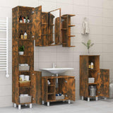 vidaXL Badkamerspiegelkast 80x20,5x64 cm bewerkt hout wit