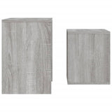 vidaXL Salontafelset 48x30x45 cm bewerkt hout wit