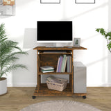 vidaXL Computer Desk 80x50x75 cm Engineered Wood White