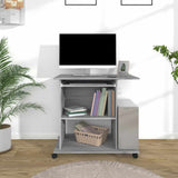 vidaXL Computer Desk 80x50x75 cm Engineered Wood White