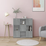 vidaXL Boekenkast 90x30x90 cm bewerkt hout wit