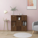 vidaXL Boekenkast 90x30x90 cm bewerkt hout wit