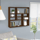 vidaXL Wandschap 90x16x78 cm bewerkt hout wit