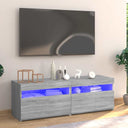 vidaXL Tv-meubel met LED-verlichting 120x35x40 cm wit