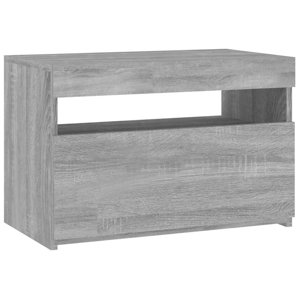 vidaXL Tv-meubel met LED-verlichting 120x35x40 cm wit