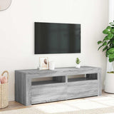 vidaXL Tv-meubel met LED-verlichting 120x35x40 cm wit