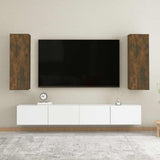 vidaXL Tv-meubel 30,5x30x60 cm bewerkt hout wit