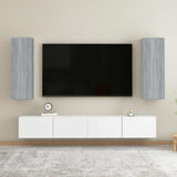 vidaXL Tv-meubel 30,5x30x60 cm bewerkt hout wit