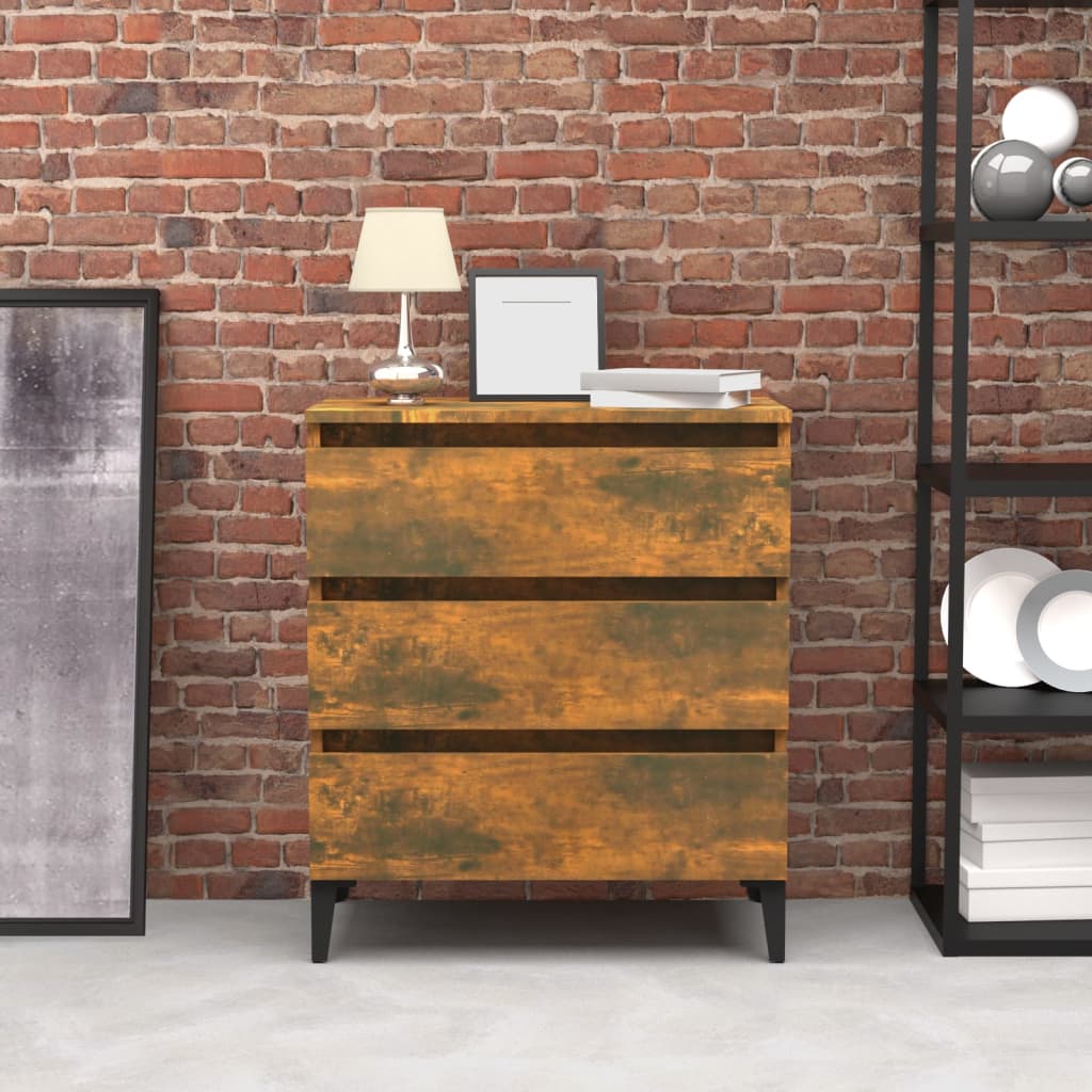 vidaXL Dressoir 60x35x69 cm spaanplaat wit
