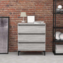 vidaXL Dressoir 60x35x69 cm spaanplaat wit