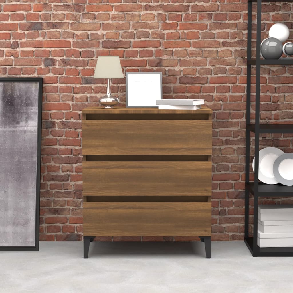 vidaXL Dressoir 60x35x69 cm spaanplaat wit